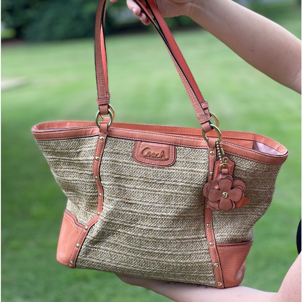 Coach Straw Purse